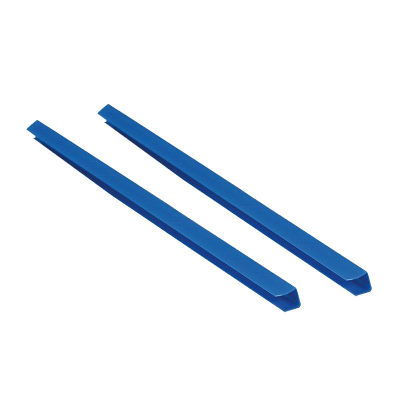 Baguette à relier sans perforation - A4 - 3 mm - 100 pièces - bleu