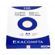 100 fiches Bristol A4 Ivoire Exacompta - 205 gr/m²