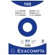 100 fiches Bristol A4 Blanc Exacompta - 205 gr/m²