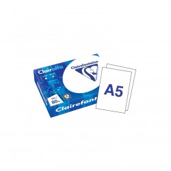 500 feuilles de papier blanc A5 Clairalfa - 80 gr/m&sup2;