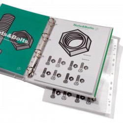 Pochettes plastification A4 brillantes perforées