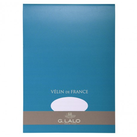 Bloc de papier Vélin blanc - 50 feuilles détachables 100 g - G. Lalo 