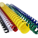 100 Anneaux pour reliure plastique 14 mm