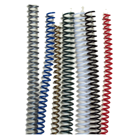 Spirales plastiques Coil 10 mm 59 boucles - Pas 5:1