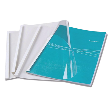 Couvertures thermiques Dos blanc 3,0 mm pour relier 30 feuilles