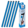 25 baguettes à relier SERODO A4 6 mm - Bleues
