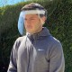 Visière complète de protection du visage en PVC Cristal