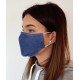 Masque individuel de protection grand public en tissu Bleu foncé