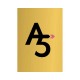 Papier cartonné A5 Or Brillant 270 gr/m²