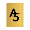 Papier cartonné A5 Or Brillant 270 gr/m²