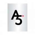 Papier cartonné A5 Argent Brillant 270 gr/m²