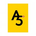 Papier cartonné A5 Jaune banane 270 gr/m²
