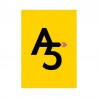 Papier cartonné A5 Jaune banane 270 gr/m²