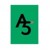 Papier cartonné A5 Vert Emeraude 270 gr/m²