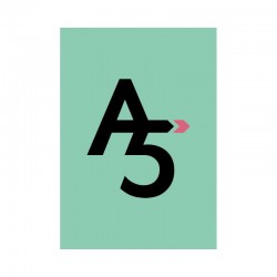 Papier cartonné A5 Vert menthe 300 gr/m² 