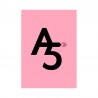 Papier cartonné A5 Rose 270 gr/m²
