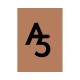 Papier cartonné A5 Marron chevreuil 270 gr/m²
