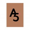 Papier cartonné A5 Marron chevreuil 270 gr/m²