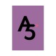Papier cartonné A5 Lilas 270 gr/m²