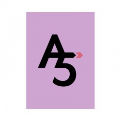 Papier cartonné A5 Violet 300 gr/m² 