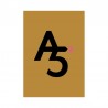 Papier cartonné A5 Or Mat 270 gr/m²