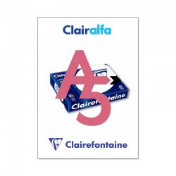 500 feuilles de papier A5 Trophée Clairefontaine - 80 gr/m² - 4 couleurs au choix