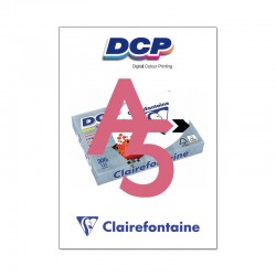 125 feuilles de papier blanc A5 DCP 300 gr/m² de Clairefontaine