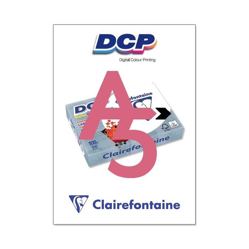 Dcp Clairefontaine Ramette de 500 feuilles de papier blanc 100g spécifique  pour impression laser de format A4 DCP - prix pas che
