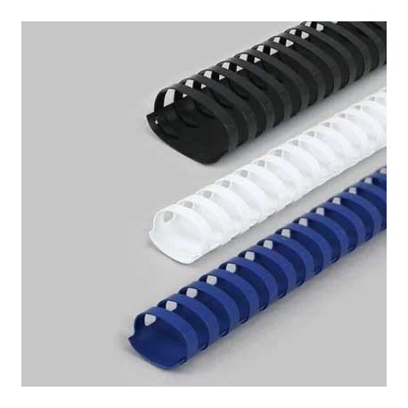 50 Anneaux pour reliure plastique 38 mm