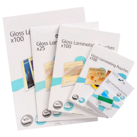 200 Pochettes pour plastifieuse A2 80 microns par face brillantes