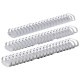 50 Anneaux pour reliure plastique 38 mm 