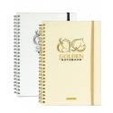 Carnet ligné A5 GOLDEN & SILVER