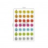 Planche de 35 stickers 3D Appréciations / humeur