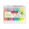 Crayons Gel Silky – Set de 12 Couleurs Intenses et Pinceau Inclus