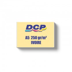 125 feuilles papier Ivoire A5 250 gr/m² DCP Clairefontaine