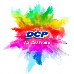 125 feuilles papier Ivoire A5 250 gr/m² DCP Clairefontaine