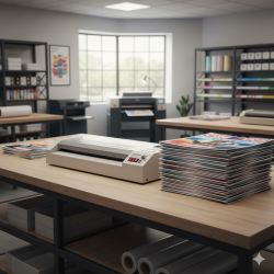 Plastifieuse LM-450 A2 : plastifie jusqu'à 40 cm à la minute