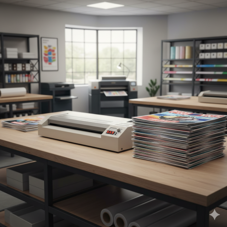 Plastifieuse LM-450 A2 : plastifie jusqu'à 40 cm à la minute