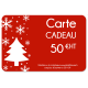 Carte cadeau 50 € pour offrir des cadeaux utiles