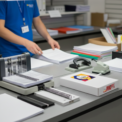 Couvertures de Reliure Grain Cuir A4 Blanches – Clairefontaine « Text & Cover »