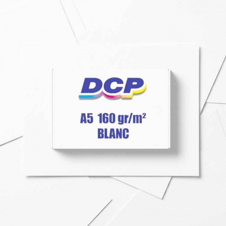 250 feuilles de papier blanc A5 DCP 160 gr/m² de Clairefontaine