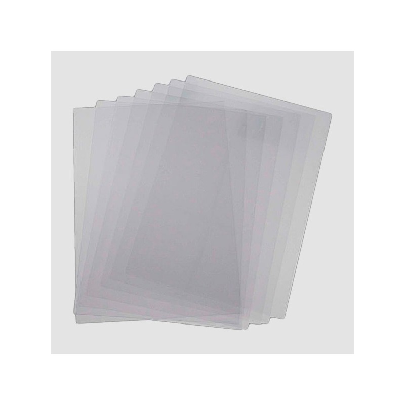 Feuilles plat de couverture transparents Exacompta A4 PVC