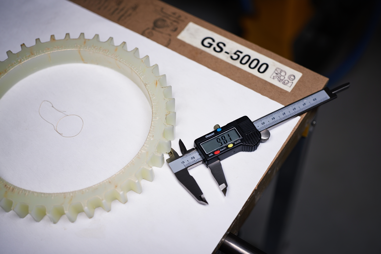 Engrenage de destructeur avec mesure