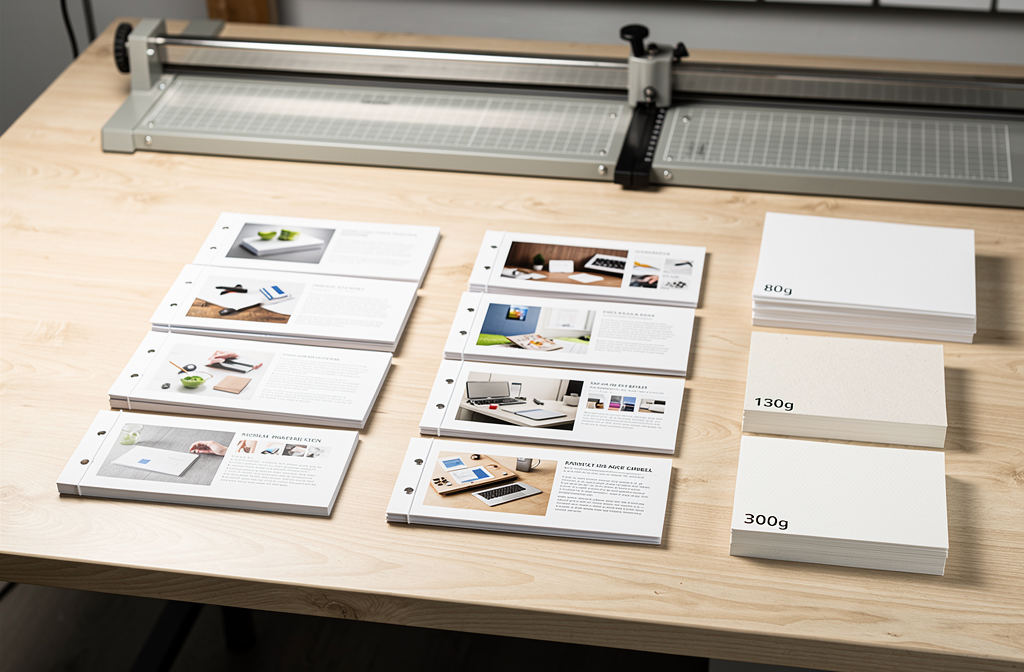 Brochures agrafées en formats A4 et A5