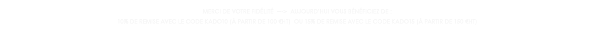 15% de remise