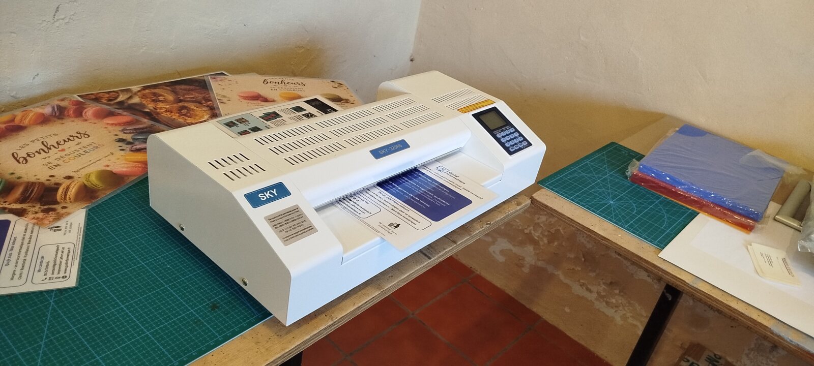 Travaux de plastification réalisés dans notre atelier
